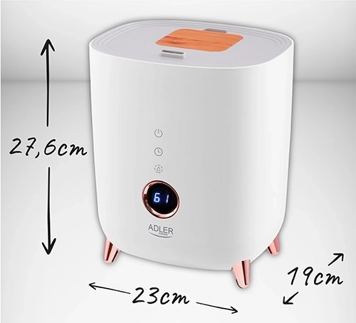 Ultrasonic Humidifier LED by Adler