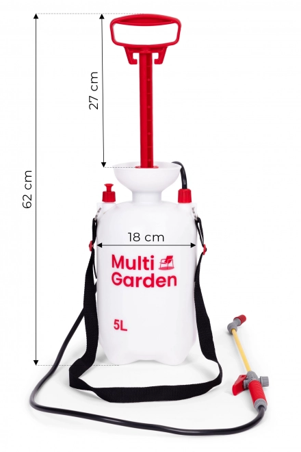 Garden Pressure Sprayer 5L with Long Lance by MultiGarden