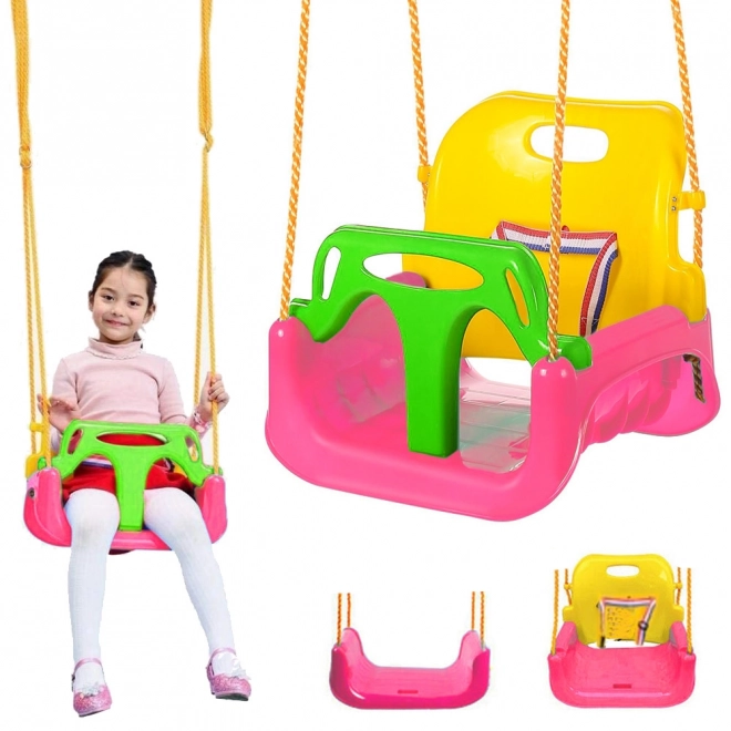 Children's 3-in-1 Swing Pink