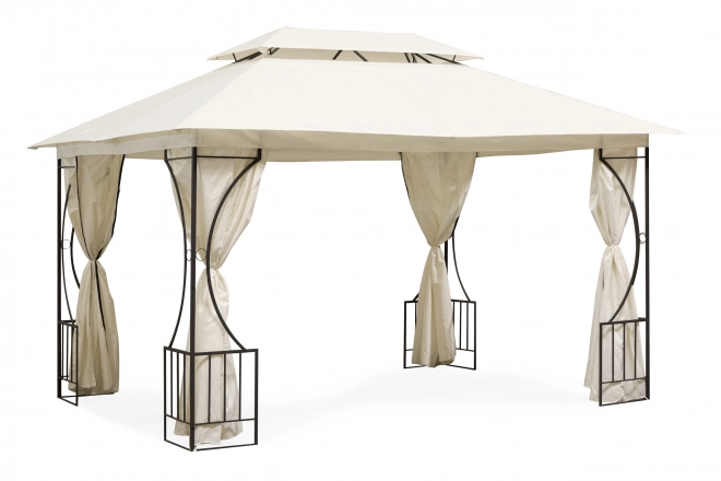 Kerti pavilonsátor 3x4m, szúnyogháló és teljes oldalak