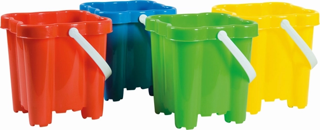 Androni Bucket castle 4 towers height 16 cm – Yellow