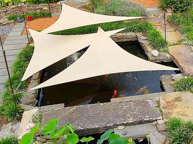 Telo da Giardino Impermeabile Triangolare