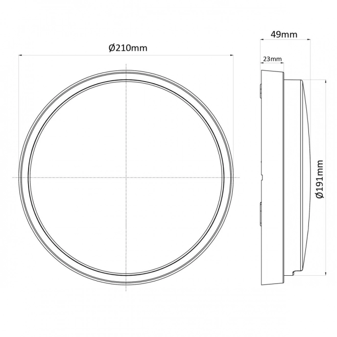 LED Wall and Ceiling Light
