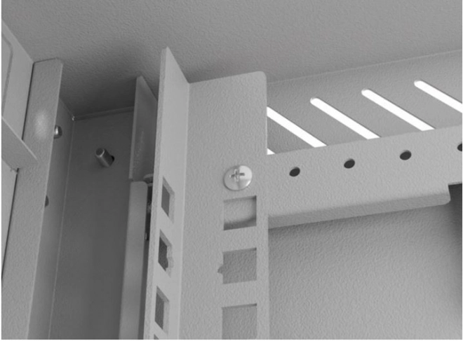 Armadio a rack a parete 10 pollici 4U 300x300 grigio