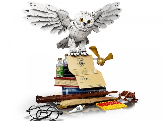 Hedwig mit Brief nach Hogwarts