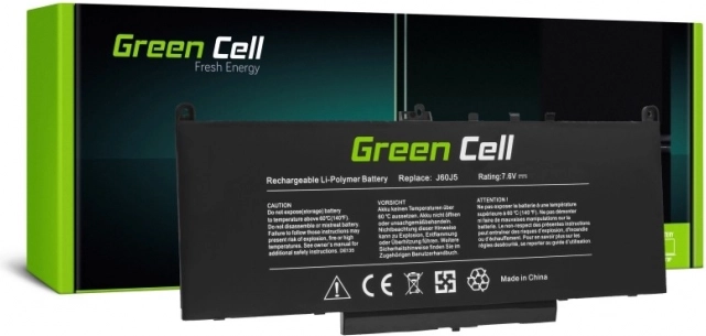 Batteria Green Cell per Dell Latitude E7270/E7470 7,6 V 5800 mAh