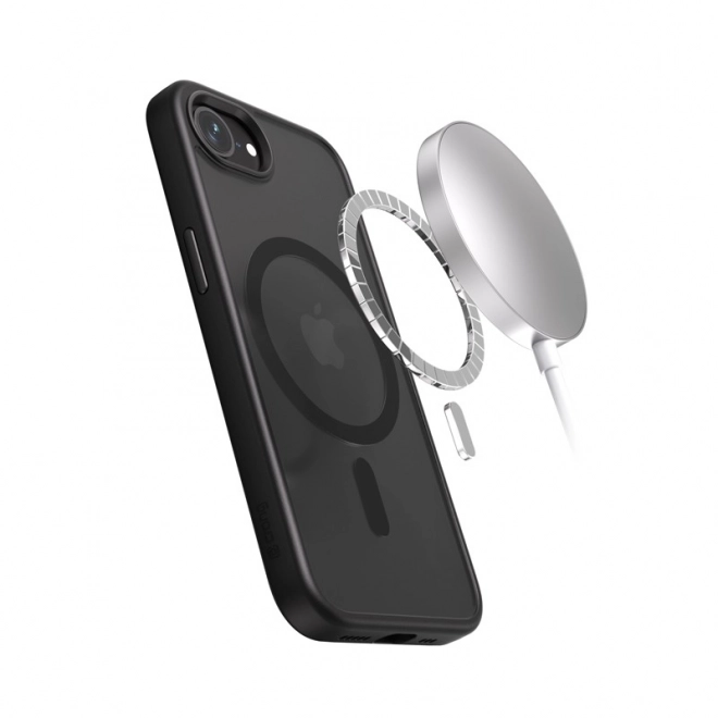 Hybrid Frost Mag Cover case iPhone 16e MagSafe black