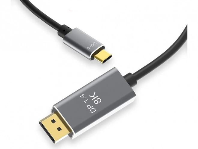 DisplayPort USB Type-C Cable 1.4 8K Video Audio 1.8m