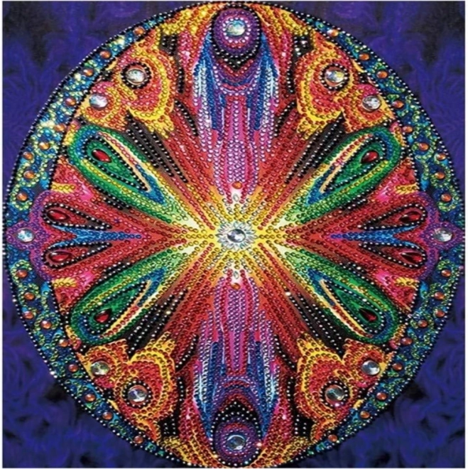 7D Diamond Painting Mandala Circle 30 × 30 cm