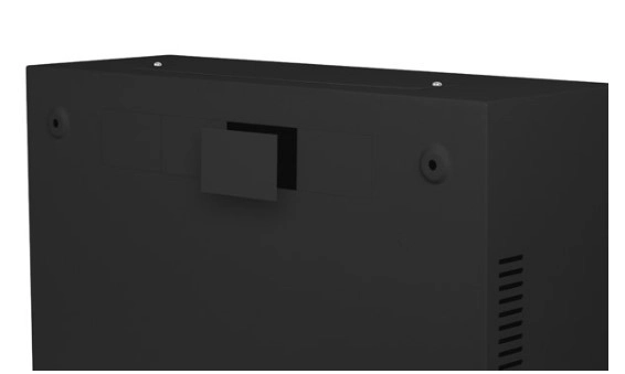 Wall Mounted 19-Inch Rack Cabinet 6U+3U Low Profile Black