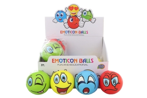 Soft ball with face
