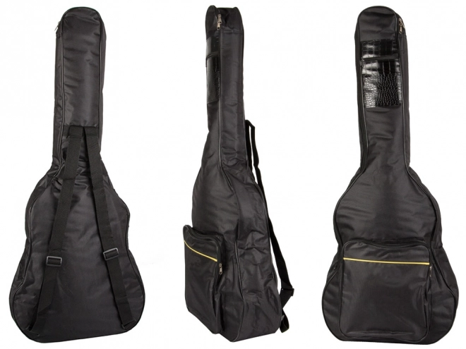Acoustic Guitar Case with Pockets and Reinforcements