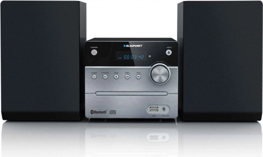 Mini HiFi sistema MS12BT con CD, MP3, BT, FM e USB, 2 x 5W