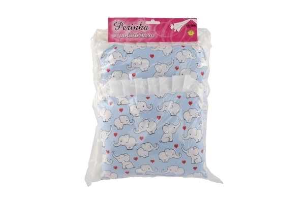 Set Copertina con Cuscino e Base per Bambole