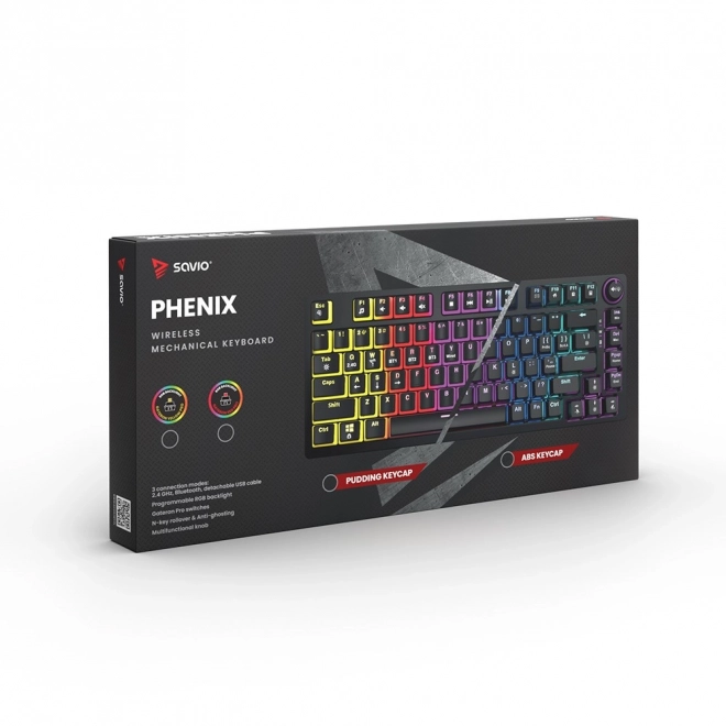 Wireless Mechanical Keyboard with Gateron Yellow Pro Switches
