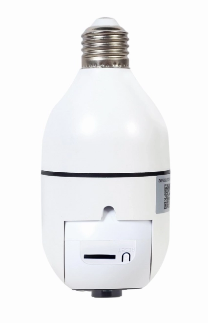 Smart Rotating Wi-Fi Camera 1080p with E27 Socket Compatibility