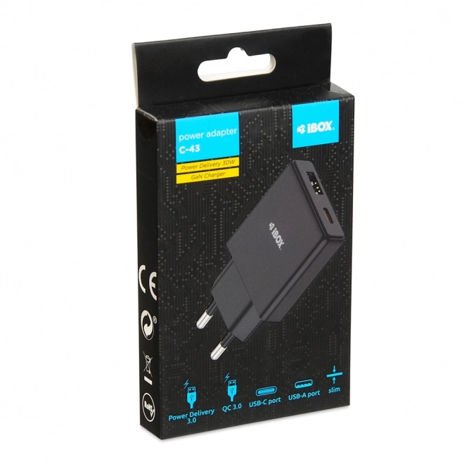 Compact GaN USB-C 30W Charger