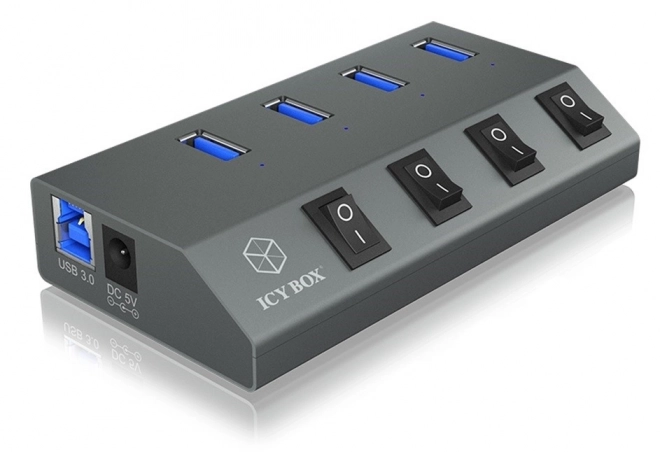 High-Speed 4-Port USB 3.0 Hub