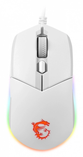Gaming-Maus Clutch weiß
