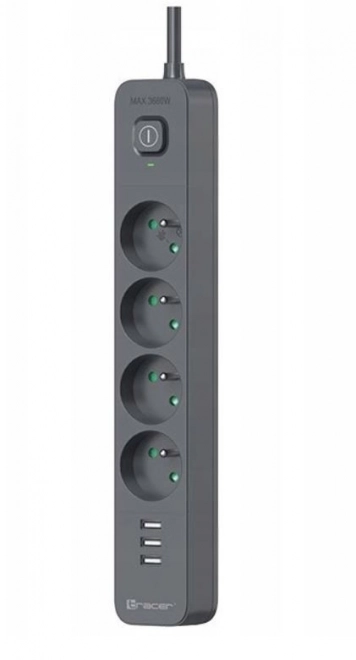 Surge Protector with USB and Power Outlets
