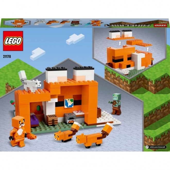 LEGO Minecraft 21178 Rævehus