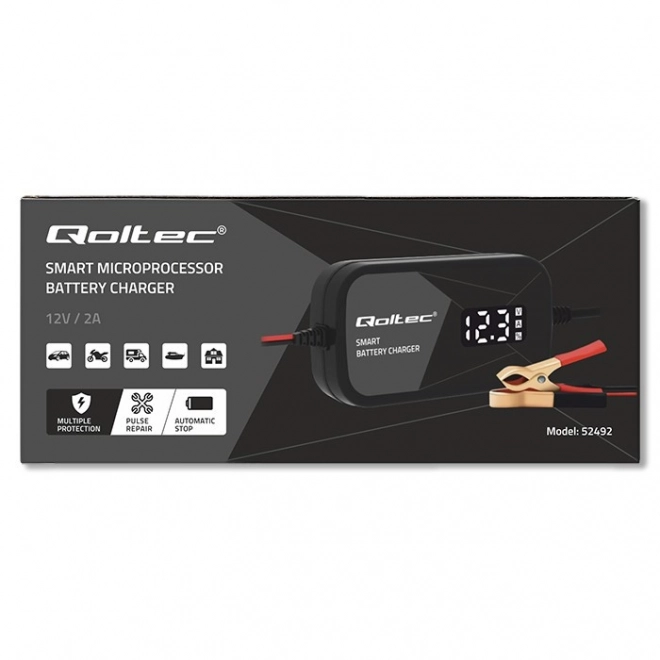 Intelligent Microprocessor Battery Charger 12V 2A with Cell Regeneration