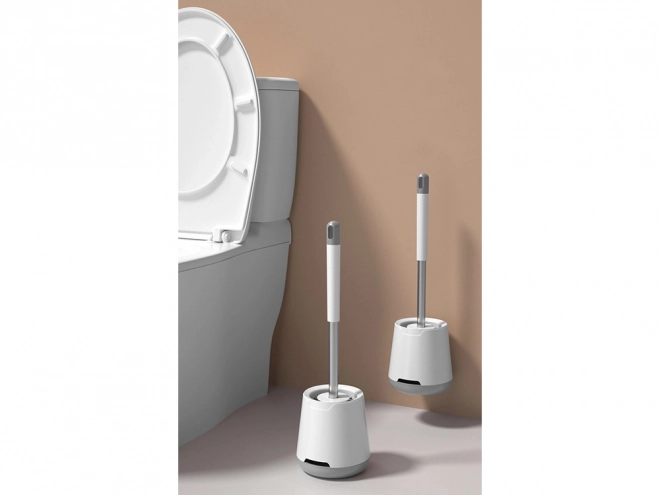 Silikone ophængt WC børste med holder
