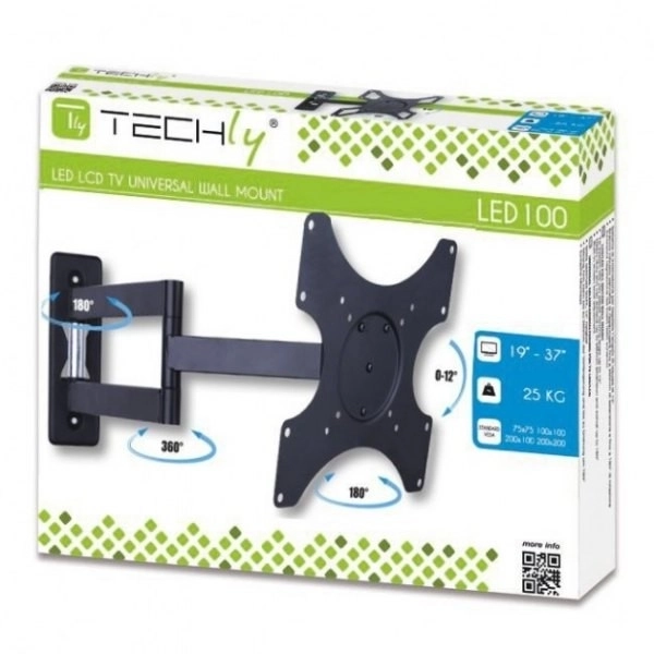 Wall Mount LCD/LED 19-37 Inch Dual Arm