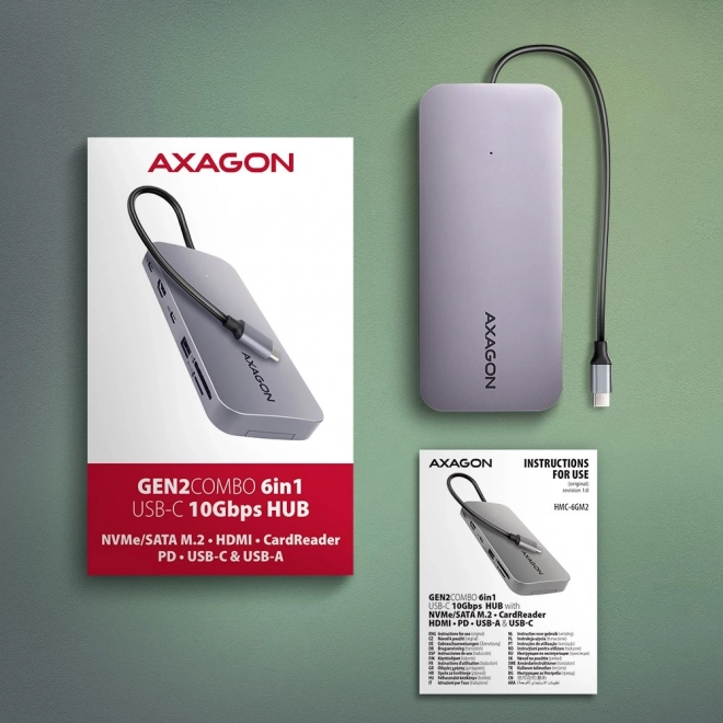 6-in-1 USB-C Docking Station
