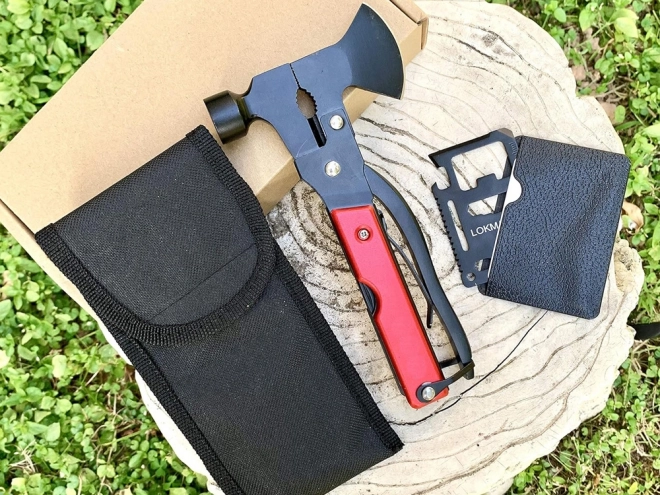 Multitool 17 Funzioni con Ascia e Martello