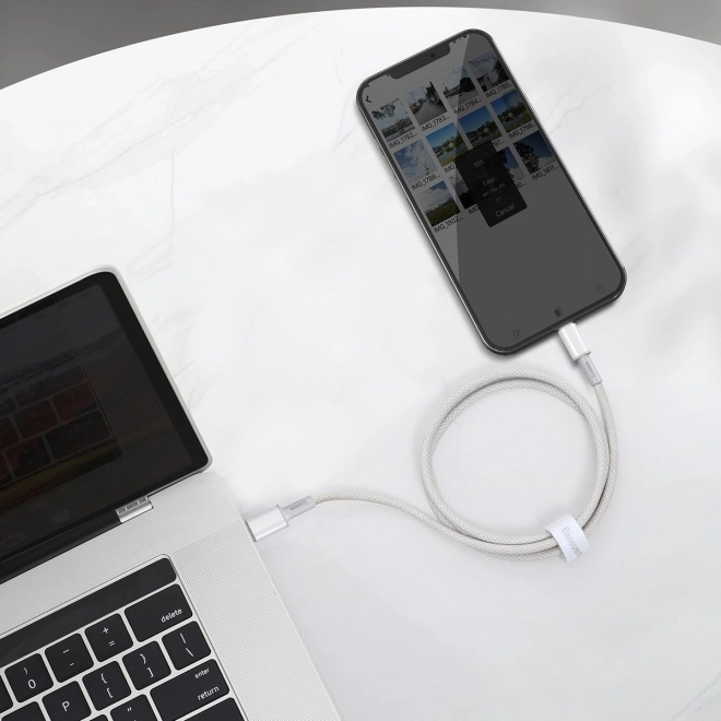 USB-C to Lightning Cable Baseus with High Density Braiding, 20W, PD, 2m