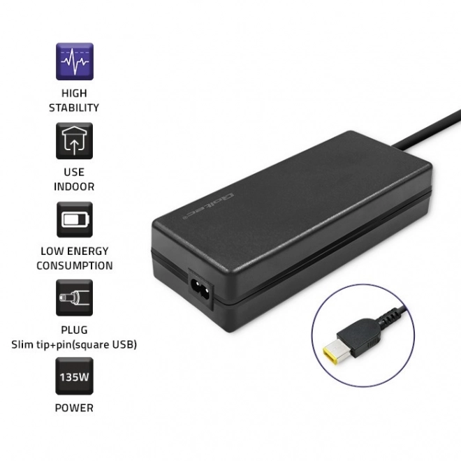 Power adapter for Lenovo 135W with cable
