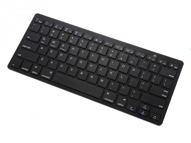 Tastiera senza fili Bluetooth per pc ipad mac piccolo profilo sottile basso – Nero