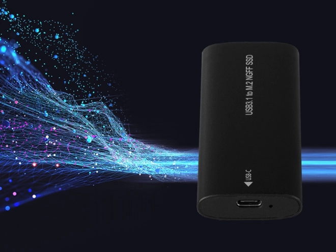 Custodia adattatore per disco M.2 SATA NGFF USB 3.1 Tipo-C