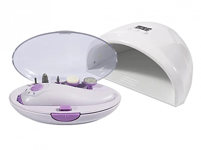 Set Manicure Lampada UV LED 12W e Fresa