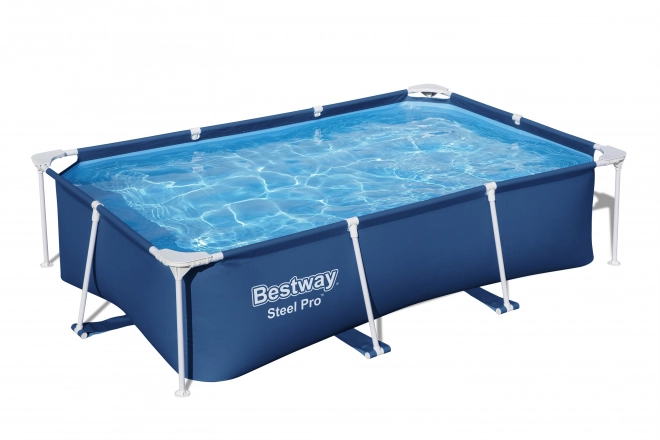 DeluxeJr Steel Pro Rack Pool 259x170x61 BESTWAY for garden