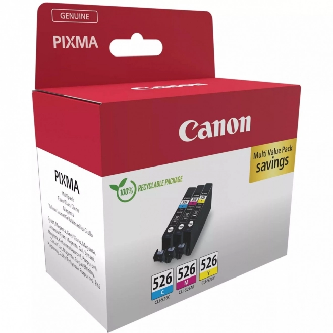 Multipack Canon CLI-526 Cyan/Magenta/Yellow