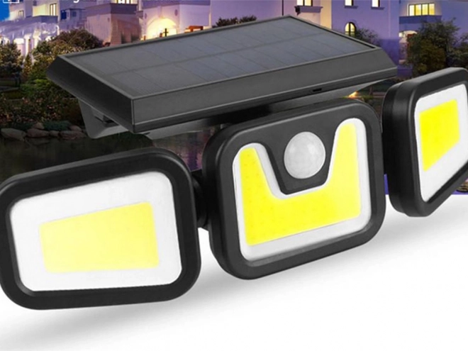 Solar Street Light with Motion and Dusk Sensor