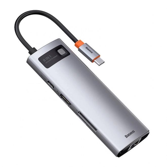 Multifunctional Docking Station Hub Type C Metal Gleam Series 8 in 1