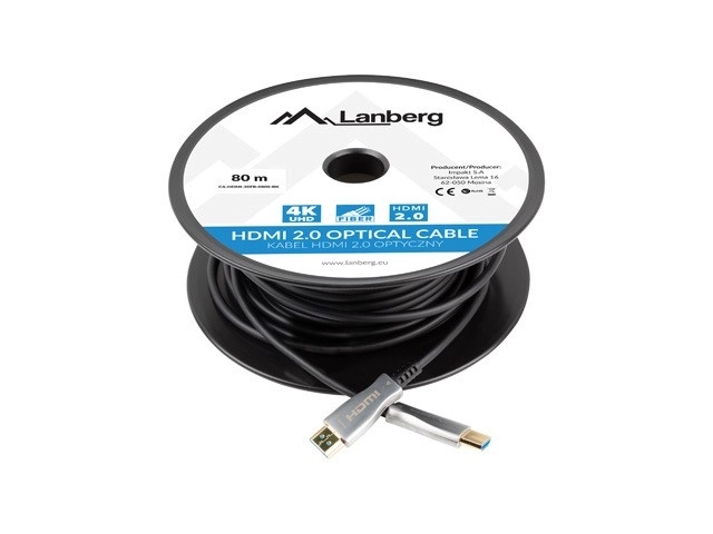 Premium HDMI Cable 4K 80m Black with High Speed Ethernet