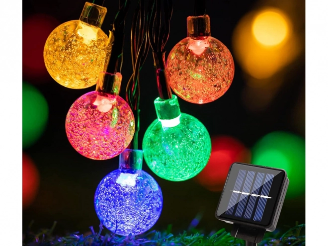 Ghirlanda da Giardino Luci LED Solari Multicolore