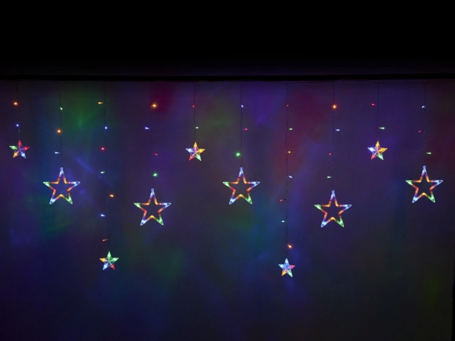 Lampada a tenda LED con stelle 2,5m 138LED bianco freddo 8 modalità di illuminazione – Colorato