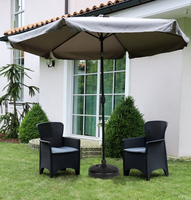 Base per ombrellone da giardino MultiGarden, riempita d'acqua, 13L