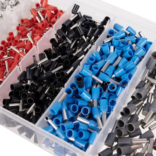 Complete set: 1200 ferrules in organizer
