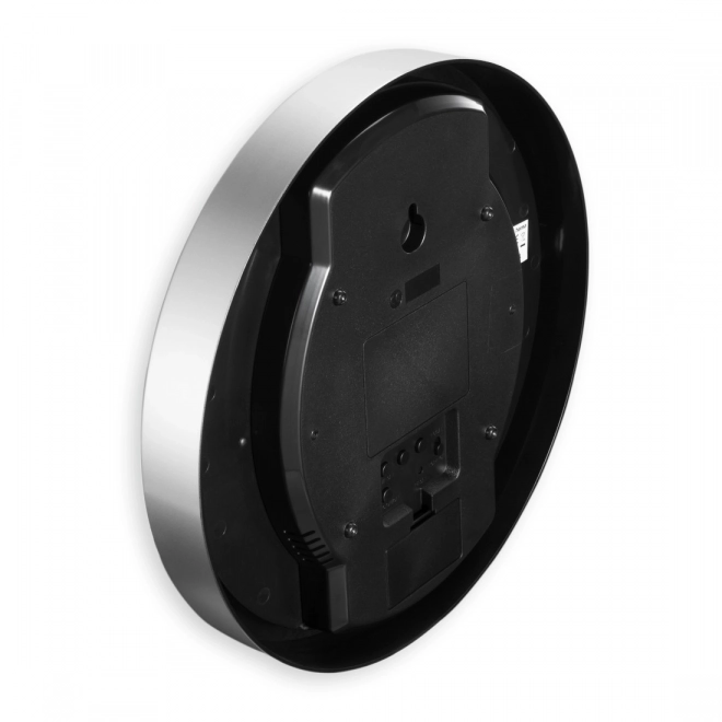 Silver Wall Clock DCF Moorea 30cm
