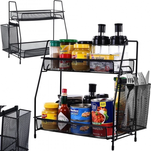 Durable metal mesh and stable feet