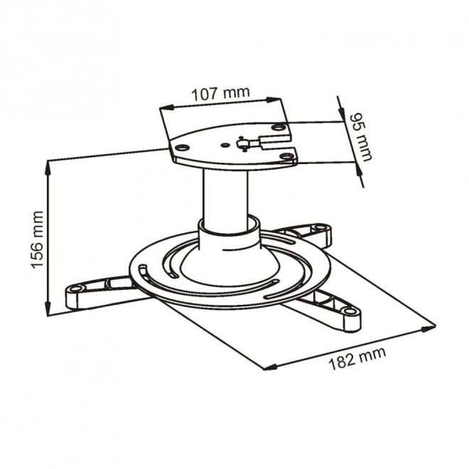 Ceiling Mount for Projector Universal 15kg Adjustable Arm