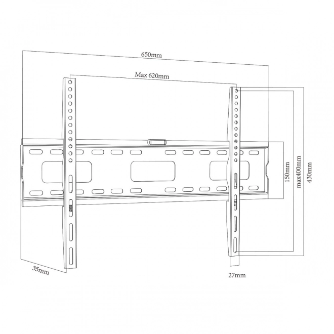 Universal TV Wall Mount for 32-100 Inch Screens