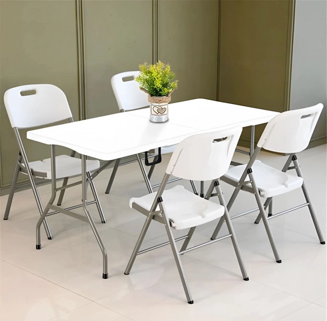 Set of Four Folding Chairs - ModernHome