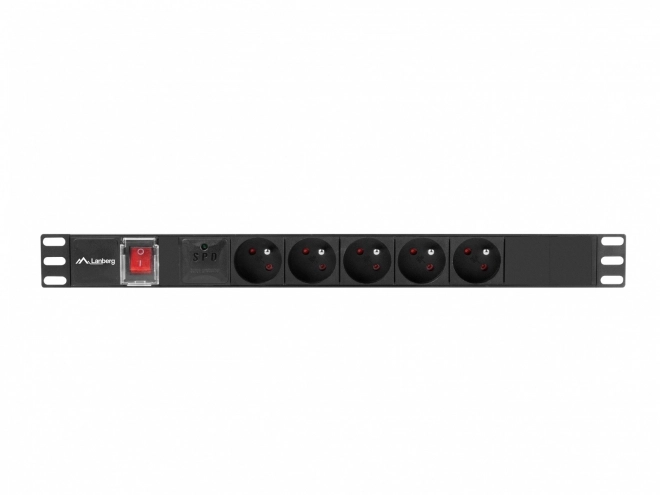 Rack Power Strip PDU 19 Inch 1U 5x230V 16A 2m Black